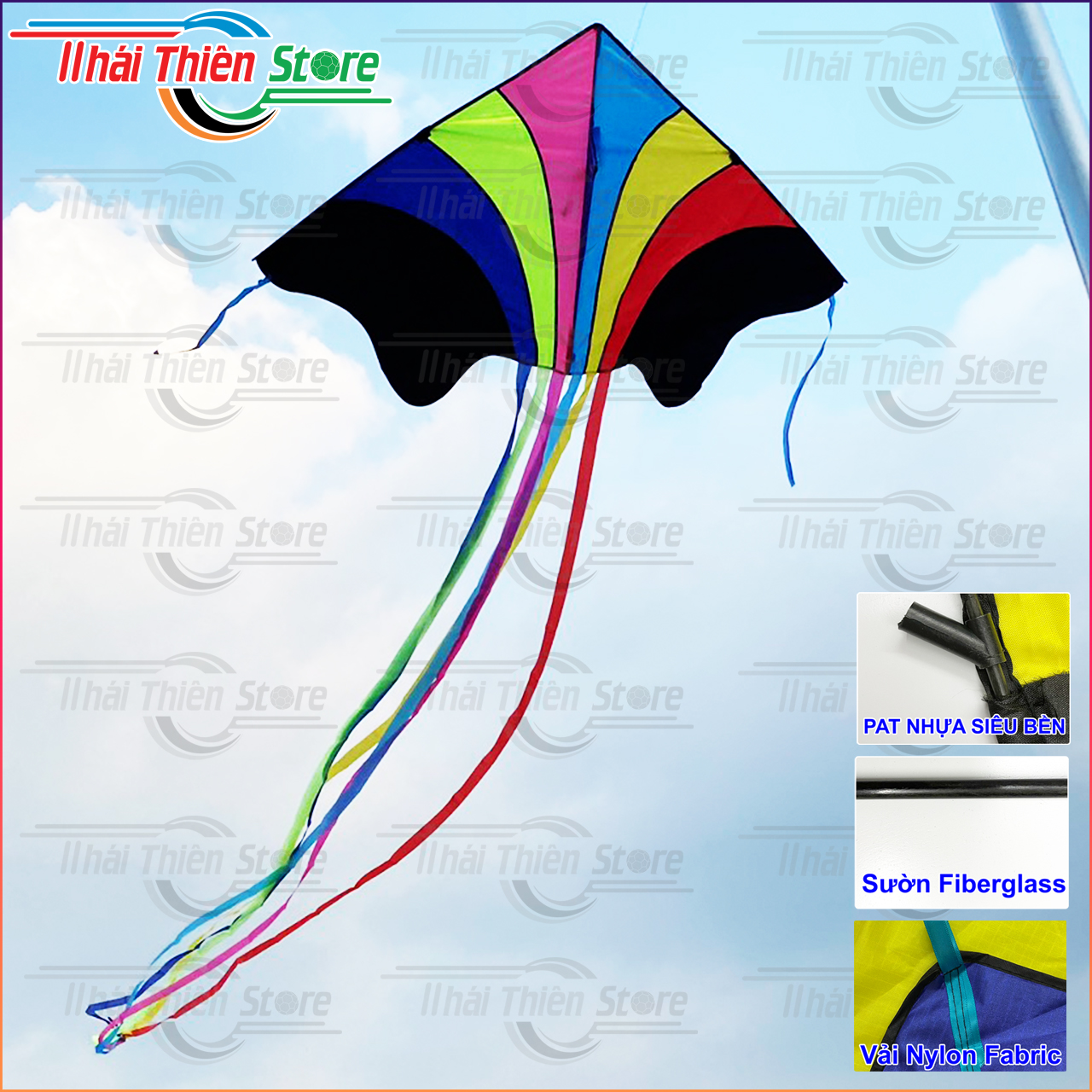 Diều Sắc Màu Delta Cầu Vồng
