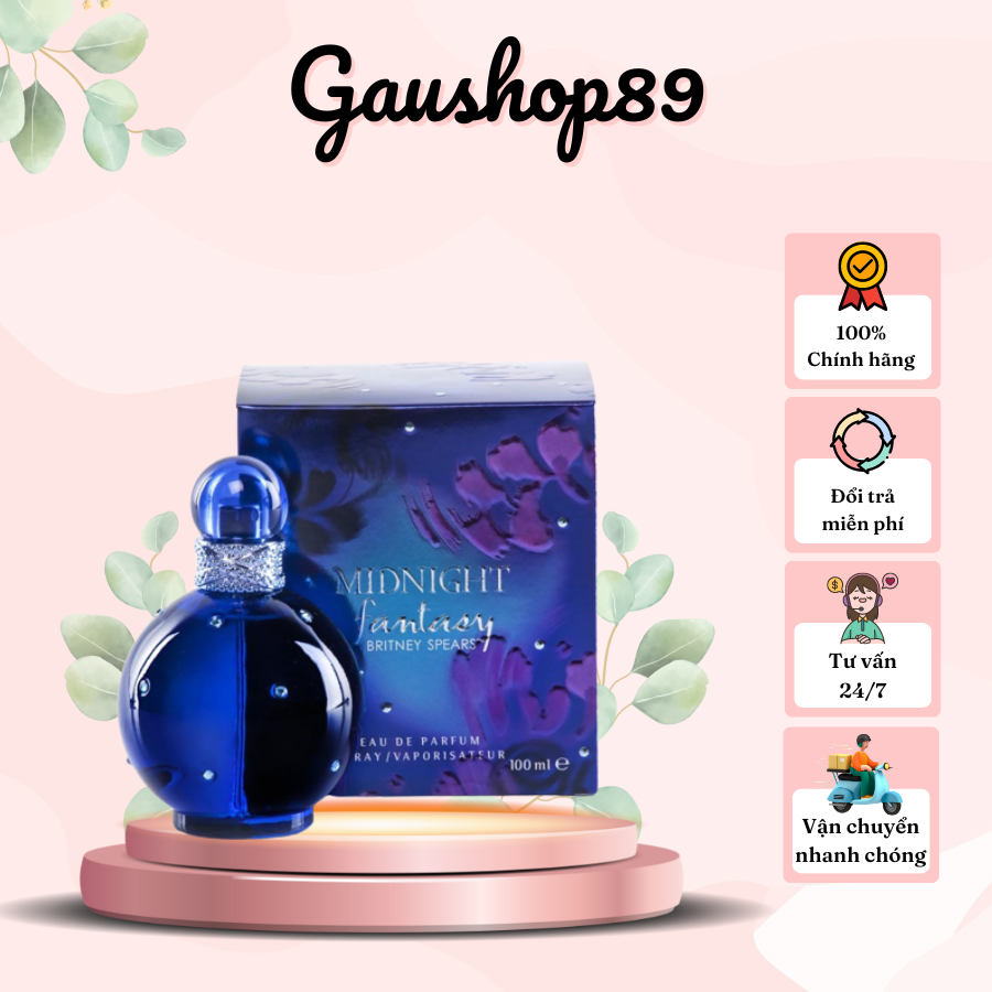 [Có sẵn, 100ml] Nước hoa Britney Spears Midnight Fantasy 100ml
