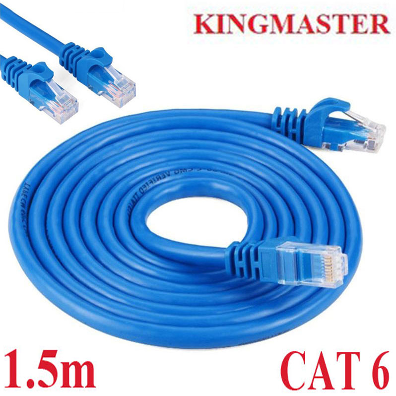 [HCM]DÂY MẠNG UTP CAT6 KINGMASTER BẤM SẴN 2 ĐẦU DÀI 3M