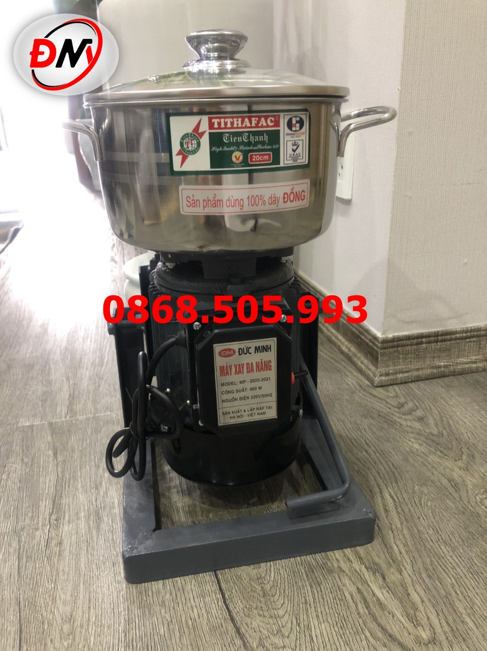 Máy xay thịt, giò chả đa năng 900W - nồi 20cm