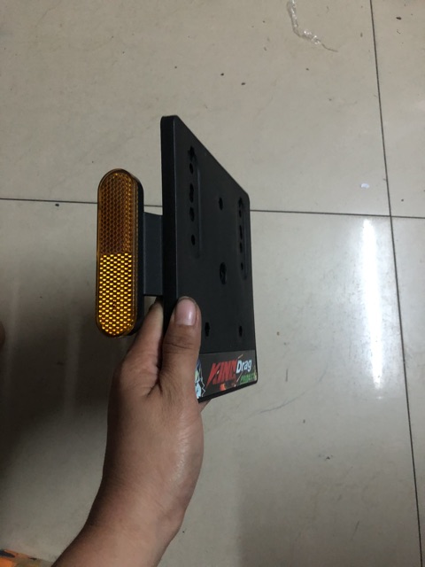 Pát Biển số kèm Mặt mèo Phản Quang TLRracing