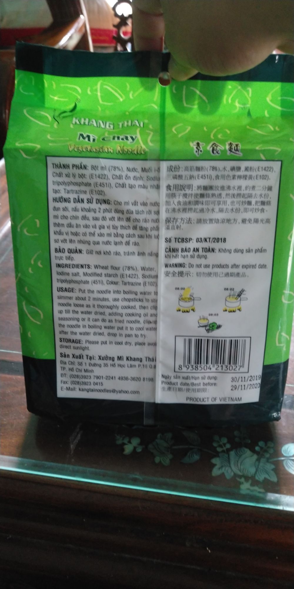 MÌ CHAY KHANG THÁI 500gr