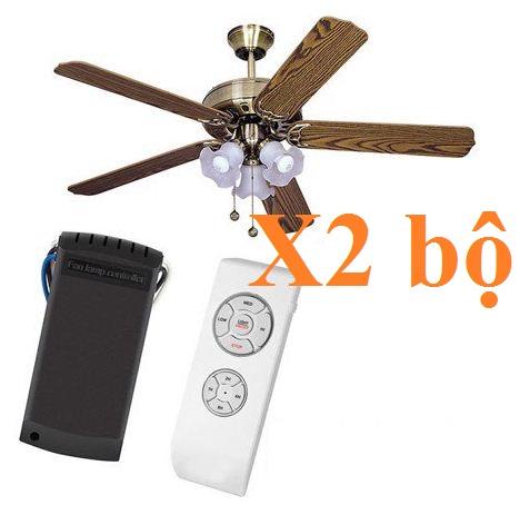 Combo 2 bộ điều khiển từ xa cho mọi loại quạt trẩn và đèn Smart Power - Loại Tốt , mach quat dieu khien tu xa, cong tac dieu khien tu xa