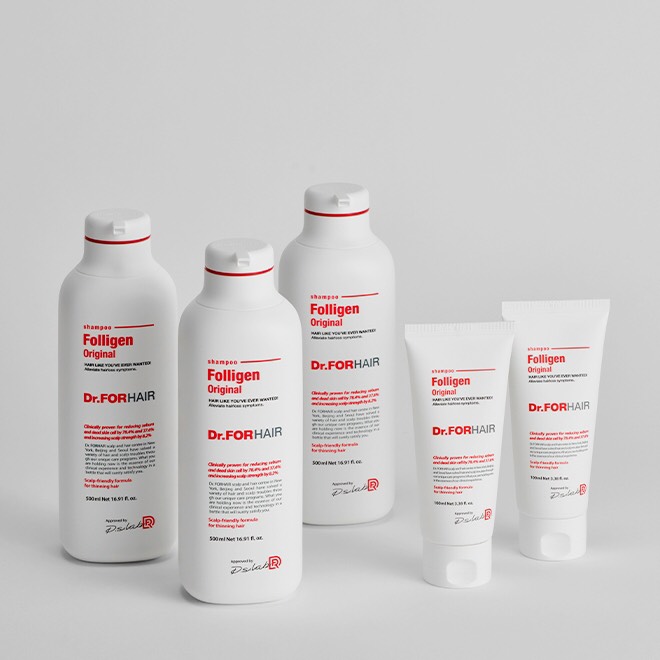 Shampoo dành for người hair loss, giúp mọc tóc fast Dr. for hair folligen plus shampoo