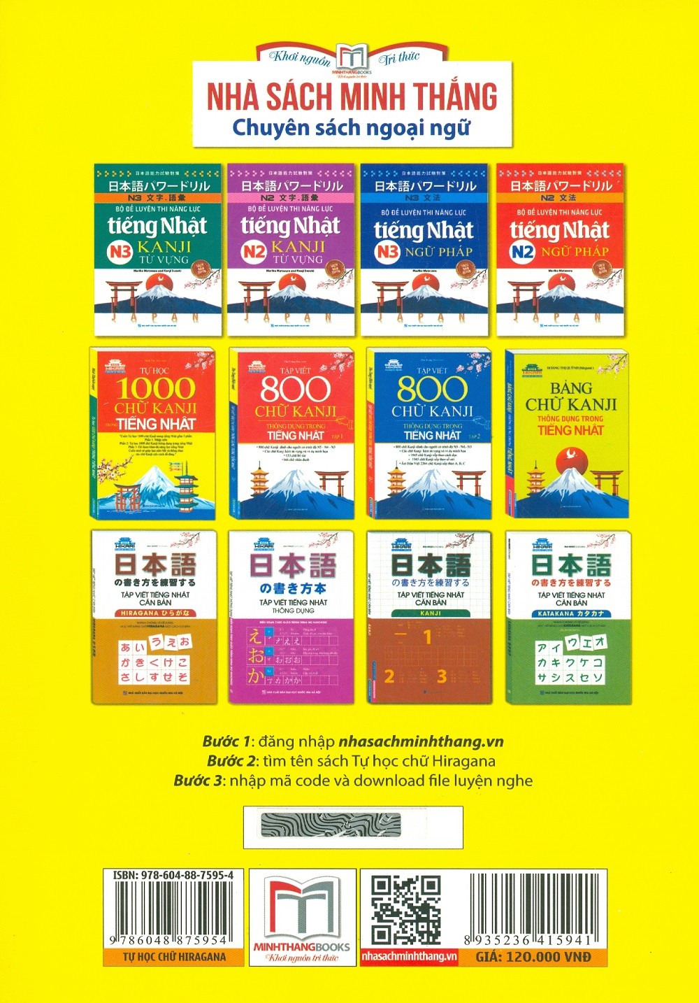 Tự Học Chữ Hiragana - Nihongo Kyoukasho
