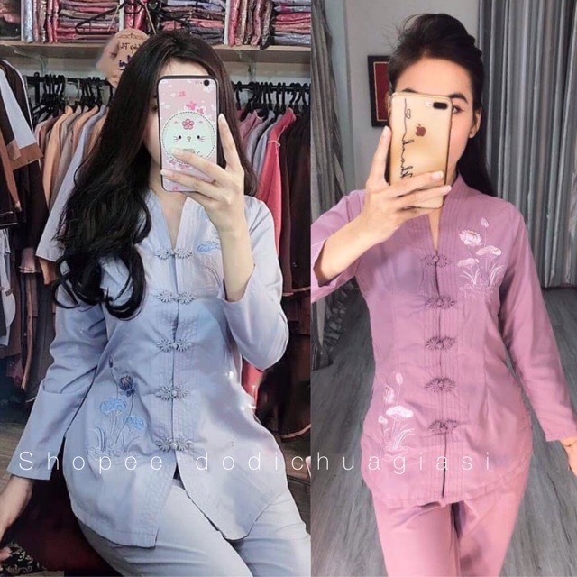 đồ lam đi chùa mẫu bà lai tim kate