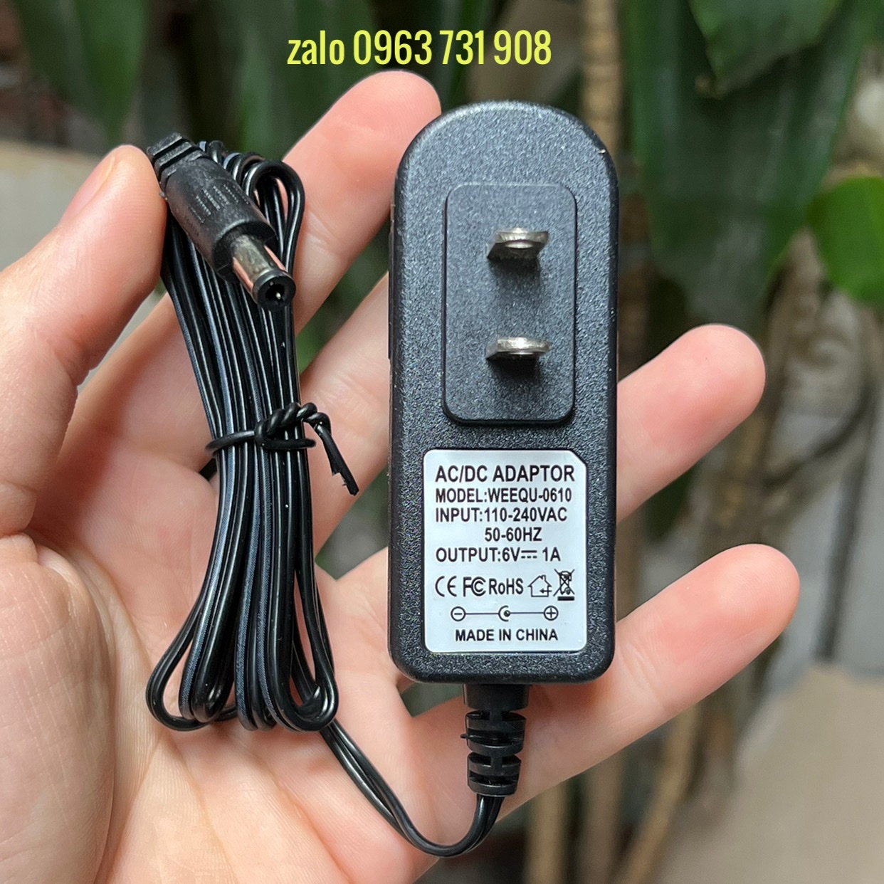 Nguồn 6v 1a loại tốt