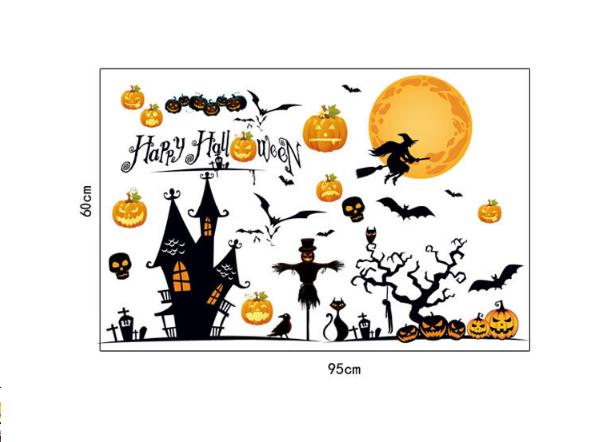 Decal trang trí lễ hội HALLOWEEN 02