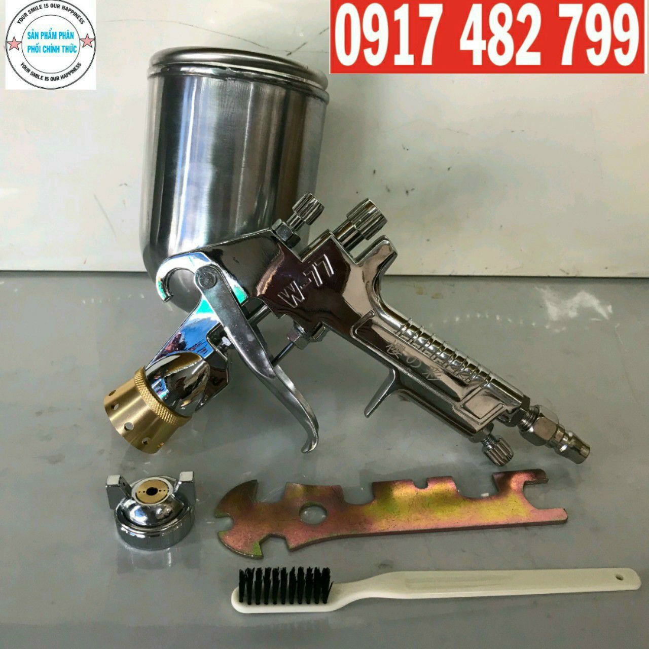 [HCM]DỤNG CỤ PHUN SƠN ĐẶC W77 IWATA BÉC 4.0