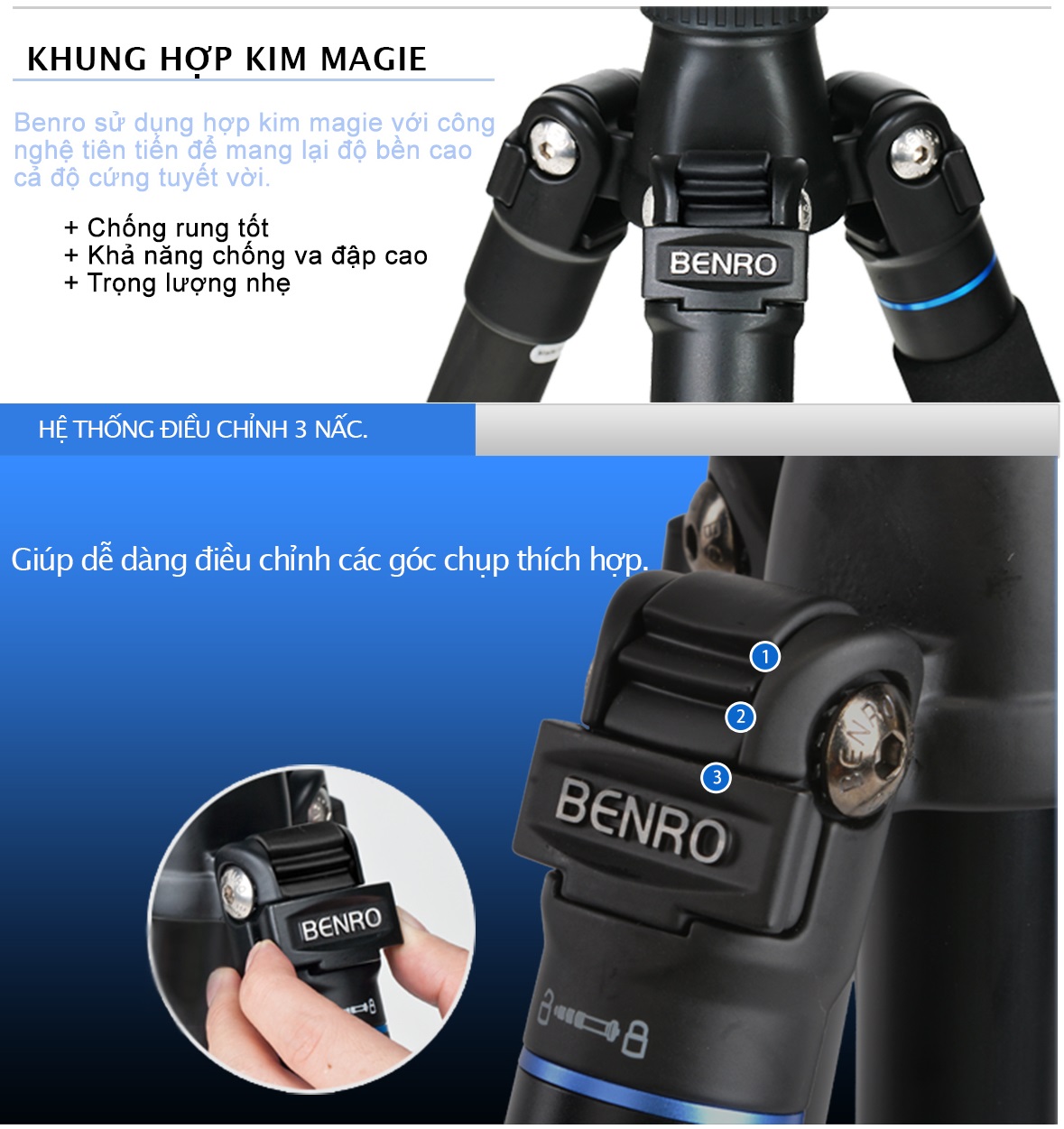 Chân máy ảnh Benro FIF19AIB0