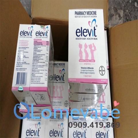 THUỐC ELEVIT ÚC CHO BÀ BẦU