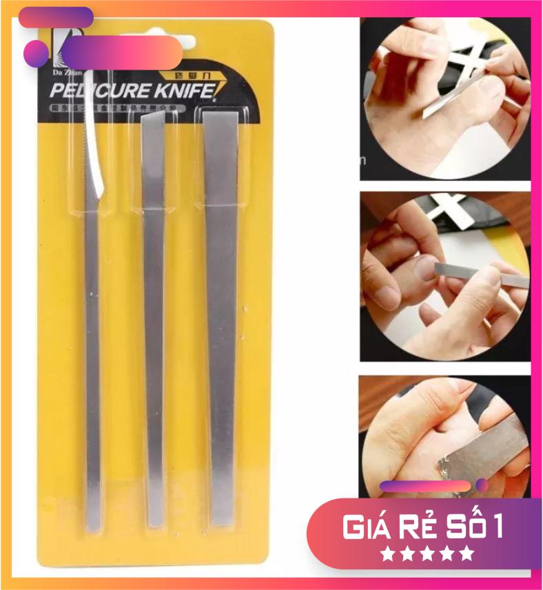 Bộ dao lấy khóe 3 cây - Mini Nails