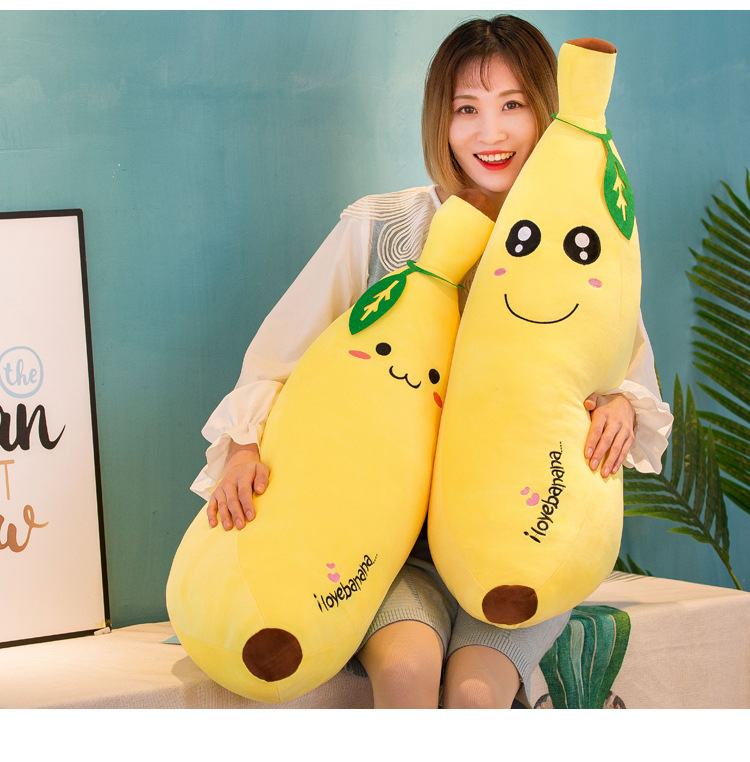 Gối ôm trái chuối dễ thương siêu mềm mịn quả chuối vải miniso, thú bông trái chuối đáng yêu quả chuối siêu cute