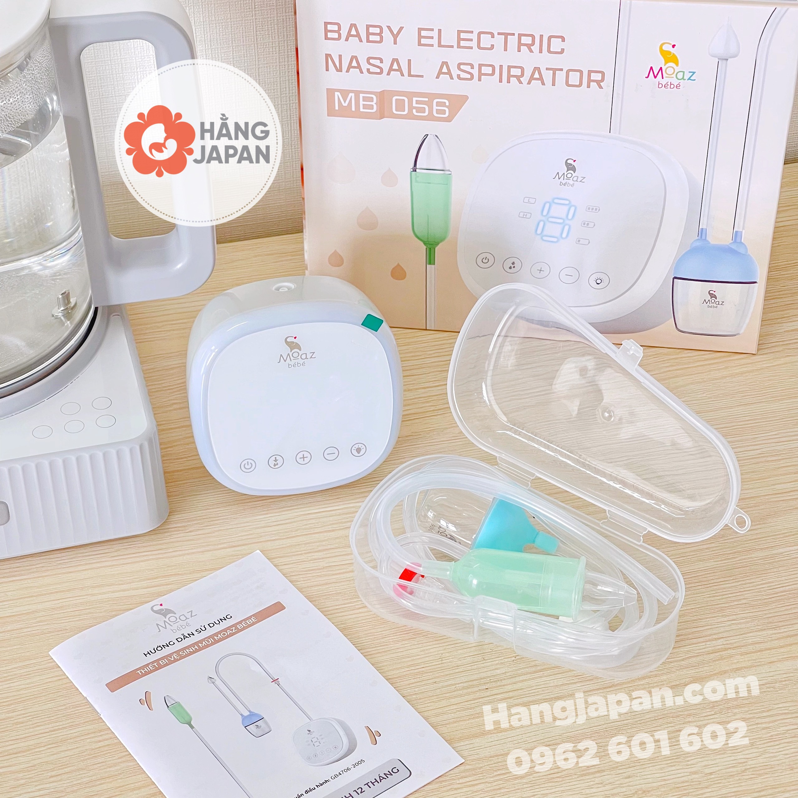 Thiết bị vệ sinh mũi Moaz BéBé MB056 - Bảo Hành 12 tháng