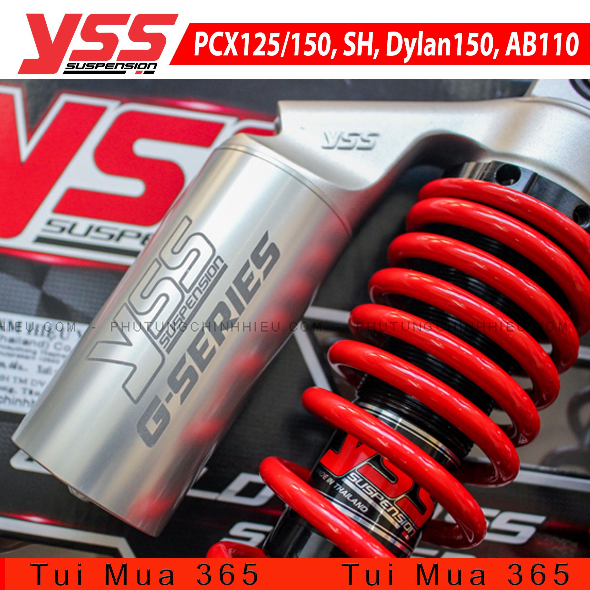 Phuộc YSS Bình Dầu Honda SH Series Đen/Đỏ ( Thái Lan )