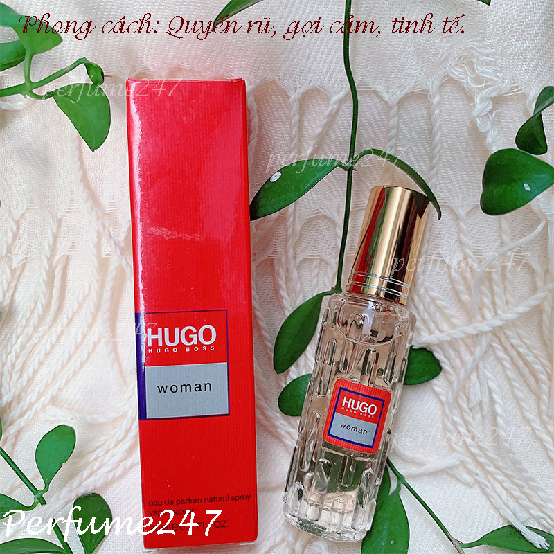 [HCM]COMBO 3 CHAI NƯỚC HOA NAM MINI HUG0 RED 20ML