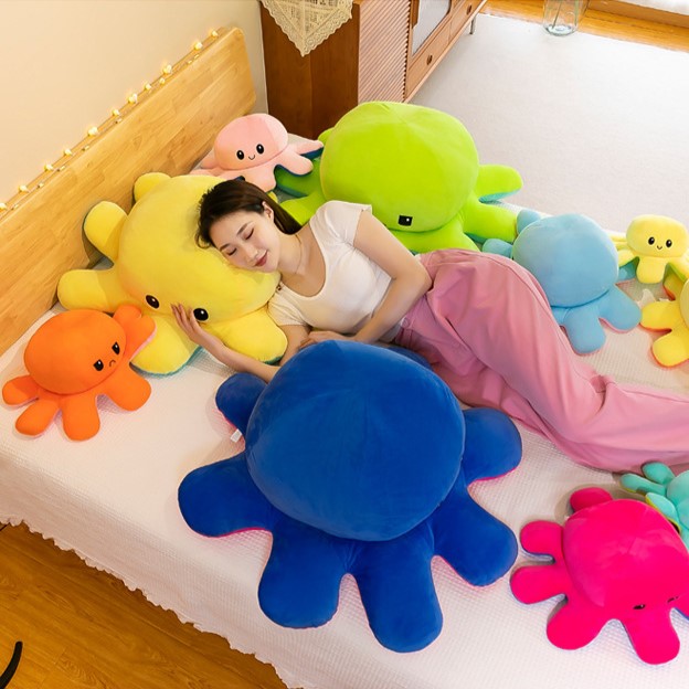 BẠCH TUỘC GẤU BÔNG BẠCH TUỘC NHỒI BÔNG SIZE LỚN HÀNG CAO CẤP