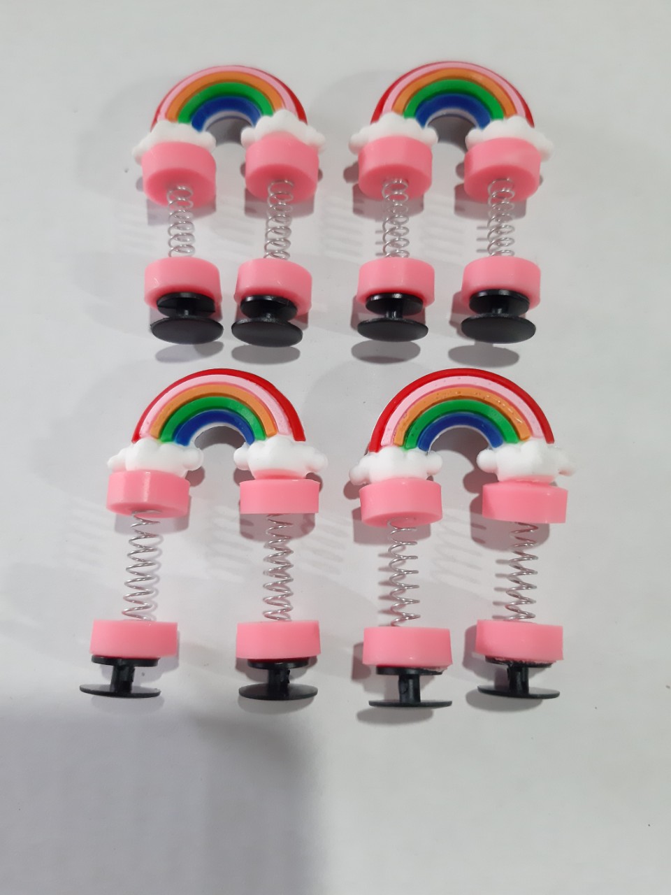 Sticker Cài dép Crocs lò xo 3D (loại 2 chân)