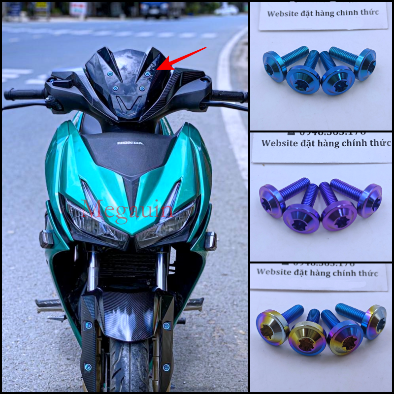 Ốc titan gr5 gắn mão winner x