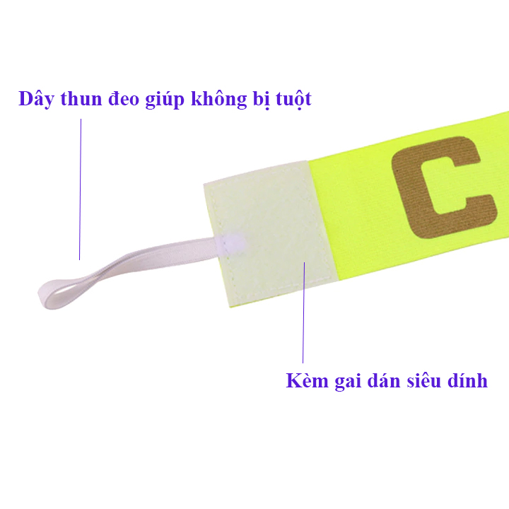 Băng đội trưởng C03 cho cầu thủ bóng đá, đá bóng