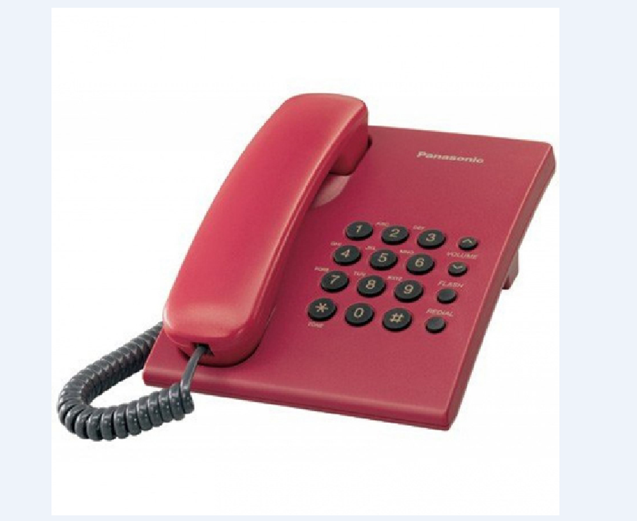 Điện thoại bàn Panasonic KX-TS500 (Đỏ) Chính Hãng