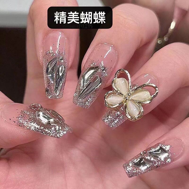 Set charm bướm nail trang trí móng 10-12 charm