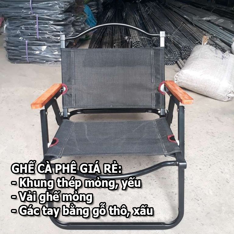 Ghế Xếp Gỗ Có Tựa Lưng Cho Quán Cà Phê
