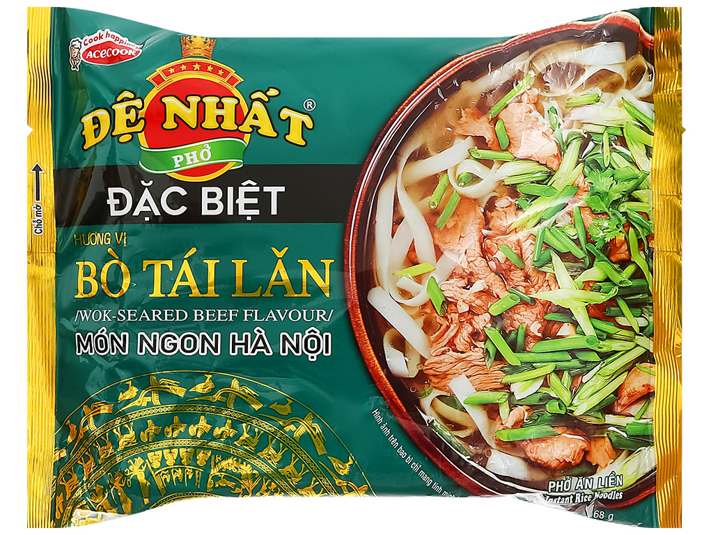 THÙNG 10/30 GÓI Phở bò tái lăn Đệ Nhất gói 68g
