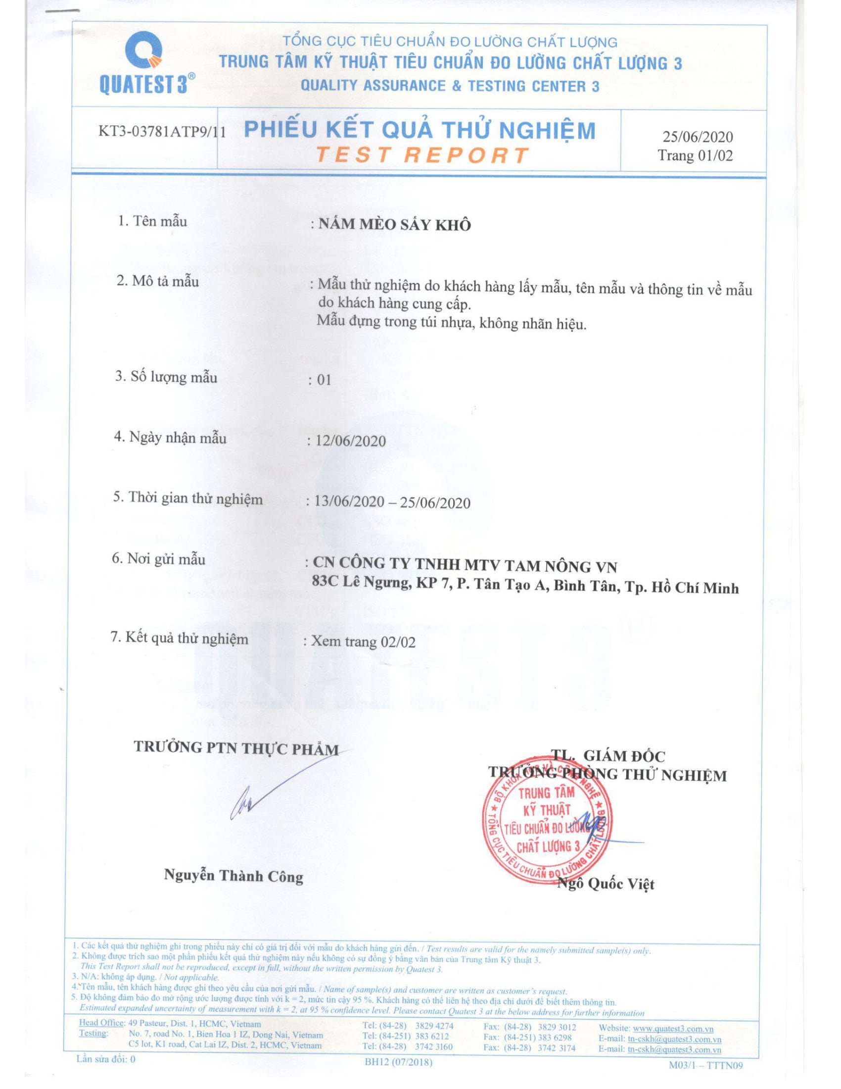NẤM MÈO NGUYÊN 1kg
