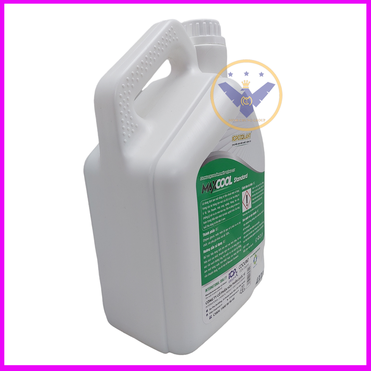 COMBO 2 can nước làm mát động cơ ô tô (màu xanh) Maxcool Stardard Can 4L