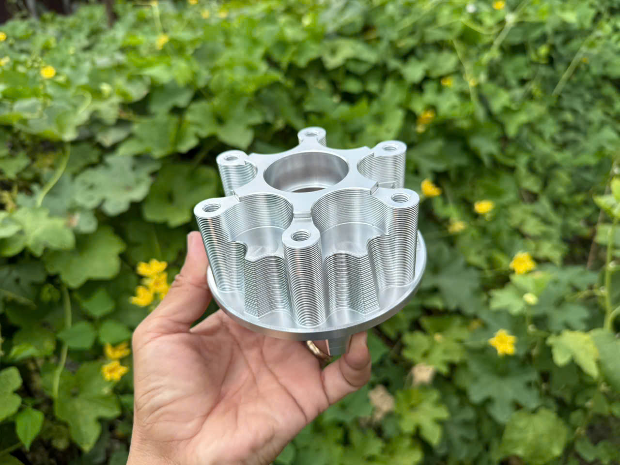 Cùi dĩa Exciter 150 nhôm CNC