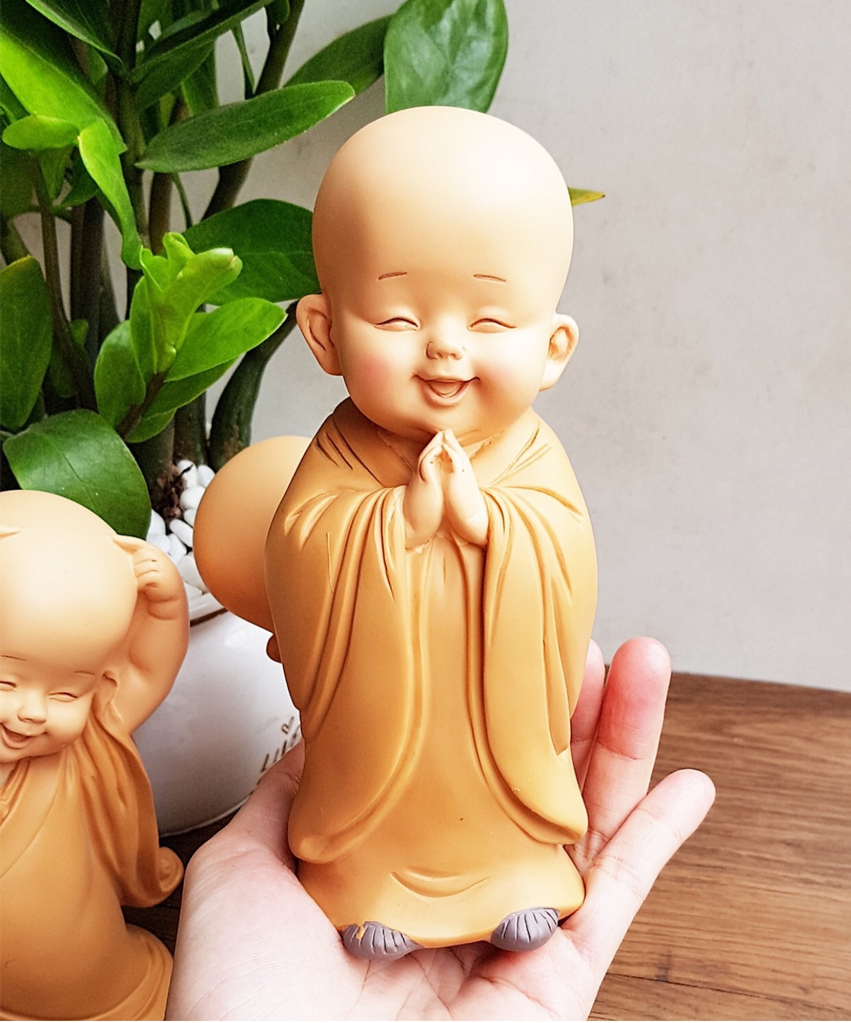 Bộ 3 chú tiểu vàng 16,5cm