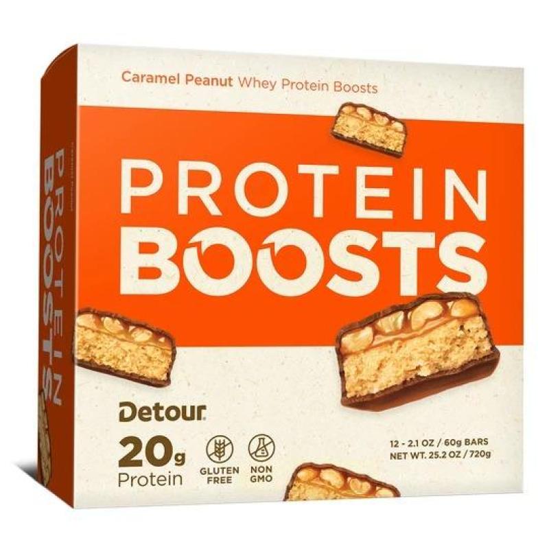 Bánh Protein Bar : DETOUR BAR 20g protein/thanh (hộp 12 thanh) nhập khẩu USA nhập khẩu