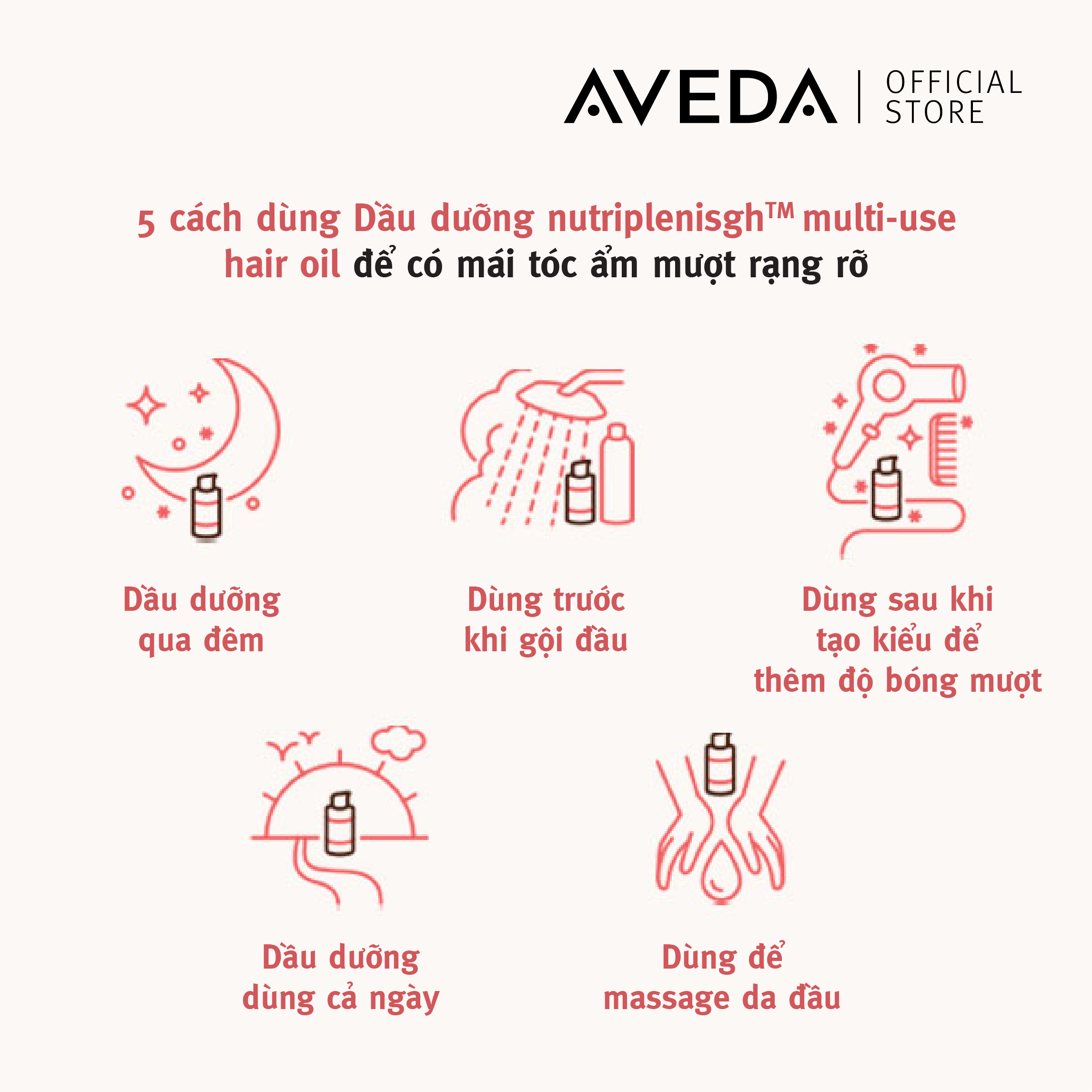 Tinh dầu đa năng Aveda Nutriplenish™ Multi-use Oil  30ML