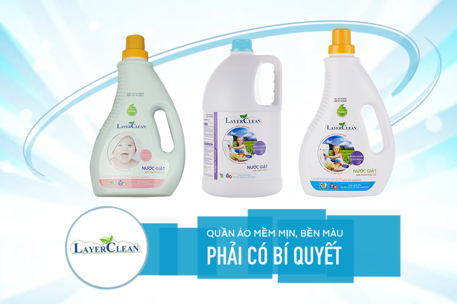 Nước Giặt Hữu Cơ Layer Clean 2L - Gió Biển