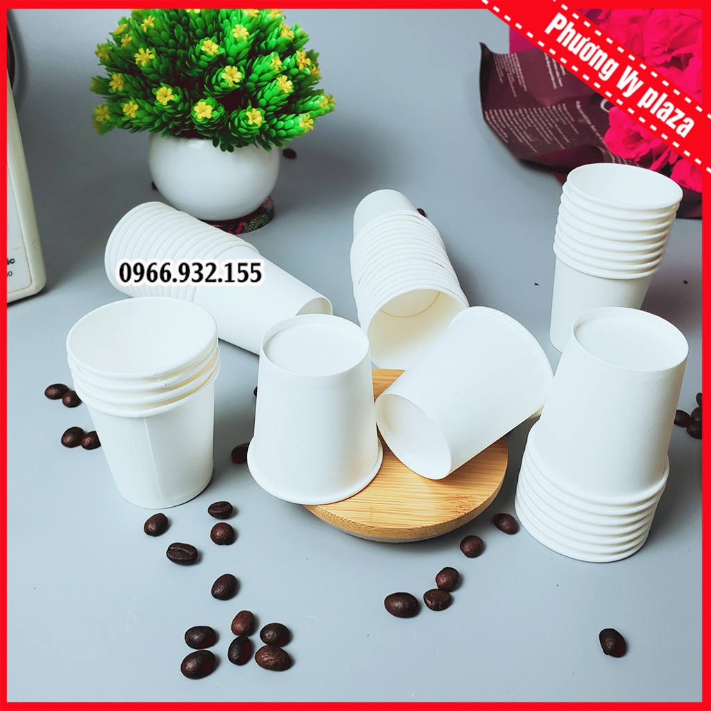 500 chiếc cốc giấy 90ml ~ 3oz ly giấy NHẬP KHẨU HÀN QUỐC