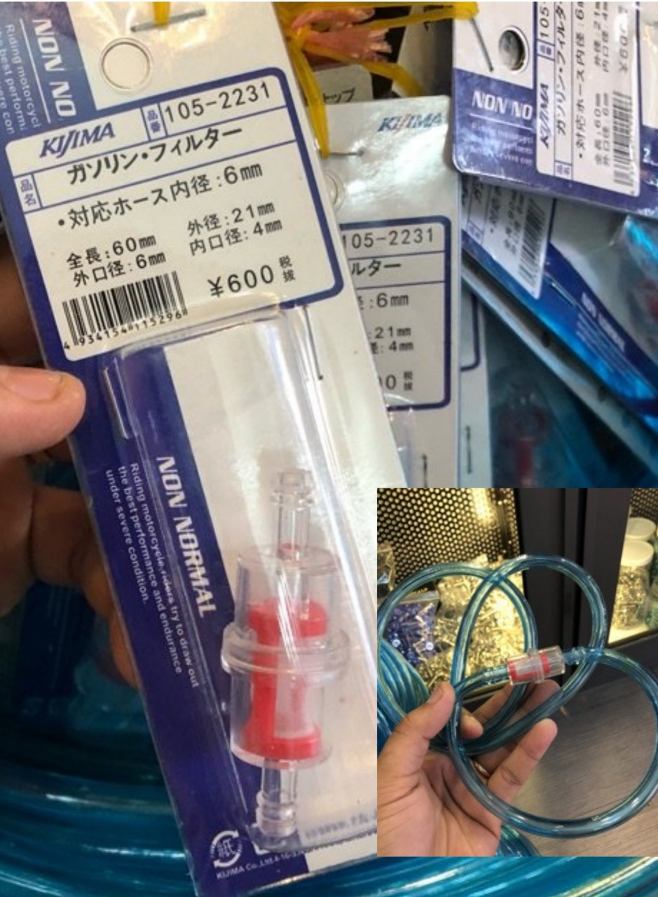 lọc xăng kijima ( không kèm dây xăng )