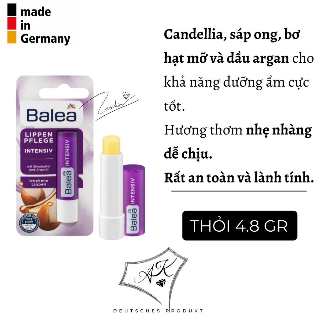 Nội Địa Đức - Son Dưỡng Môi Balea