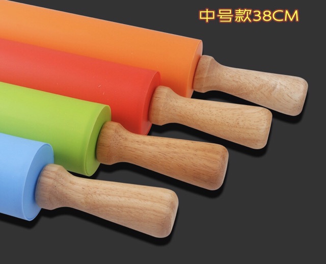 Cây lăn bột silicone 38cm
