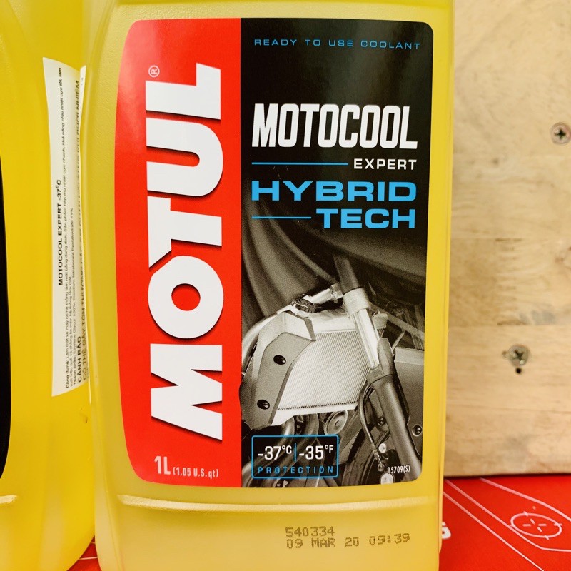 [HCM]Nước Làm Mát Motul Motocool Hybrid Tech (1L)