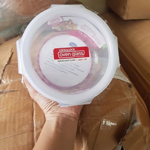 [HCM]Hộp thủy tinh lock and lock 600ml
