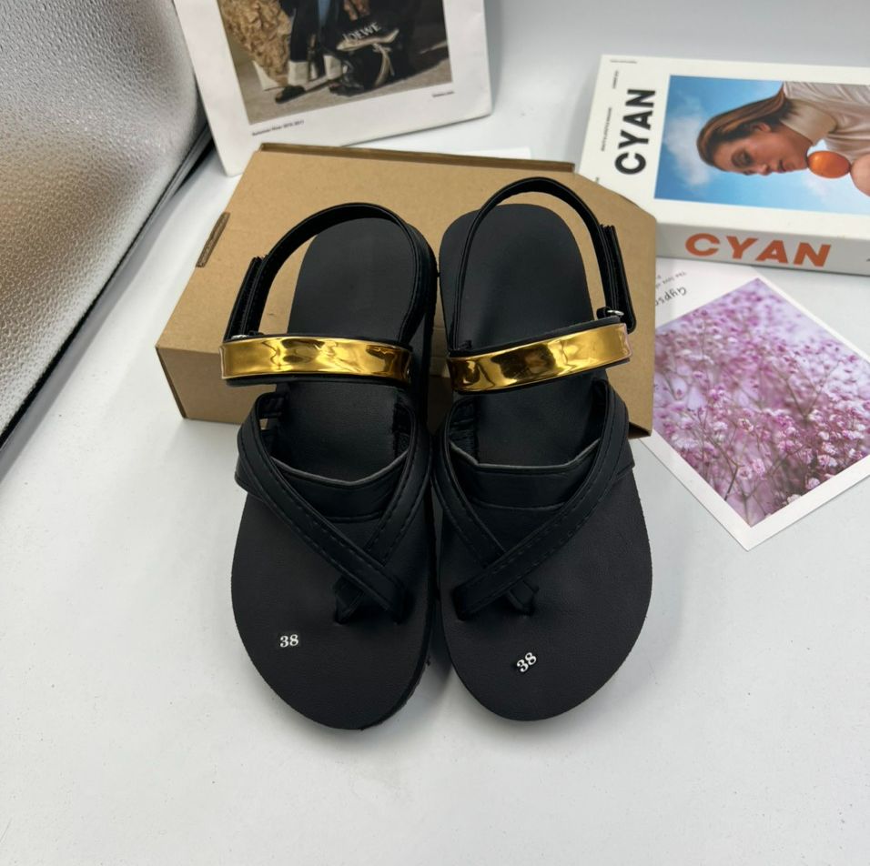 sandal nam nữ A97+bóng vàng