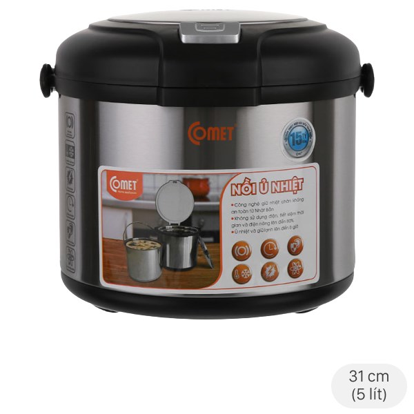 Nồi ủ nhiệt đa năng Comet CM7661 5L