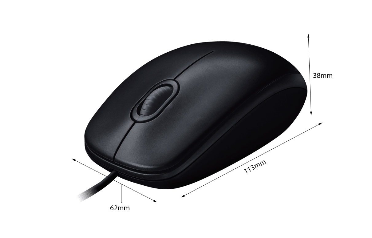 Logitech B100 optical USB mouse