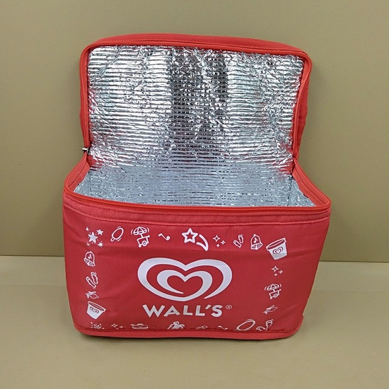 Túi giữ nhiệt Wall đỏ và xanh