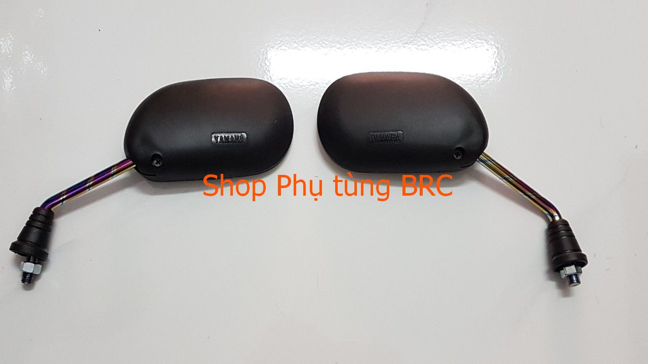 [ Kiếng titan]Cặp gương chiếu hậu YAMAHA SPARK tay kiếng titan ( SL: 1 cặp kiếng titan lắp trái, phải xe gắn máy).