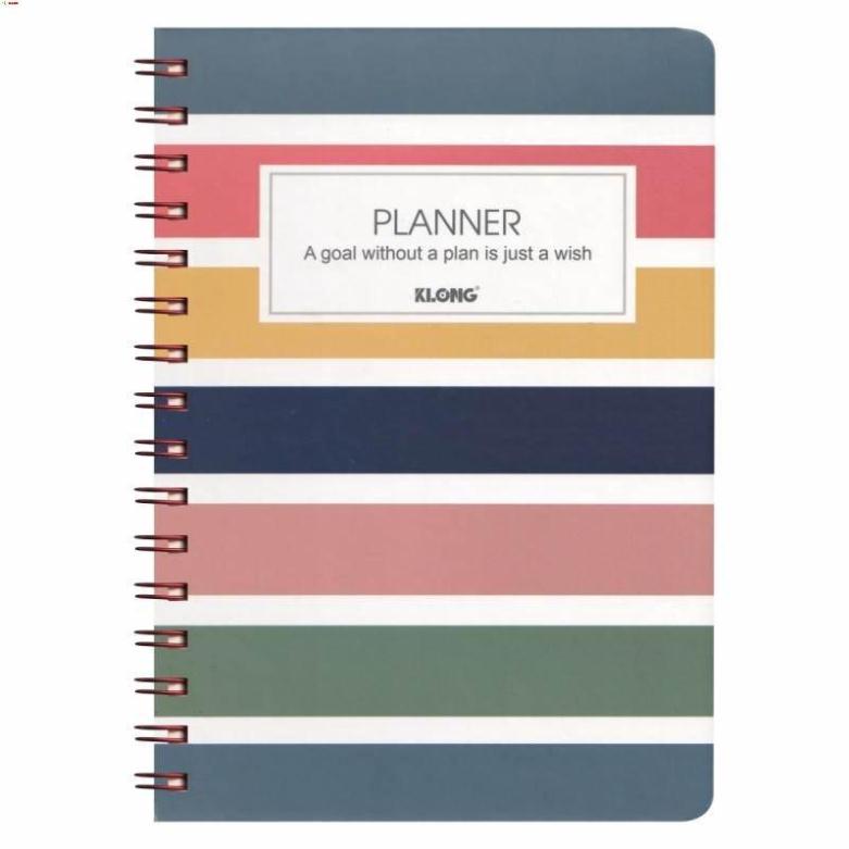 -Sổ kế hoạch (Planner) lò xo kép A5 72,4g/m2; MS: 945 [Klong]