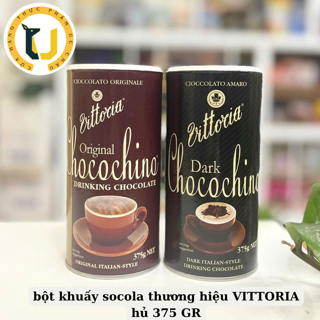(Australian Product) Italian-Style Chocolate Powder Vittoria Chocochino Drinking Chocolate Italian Style 375Gr