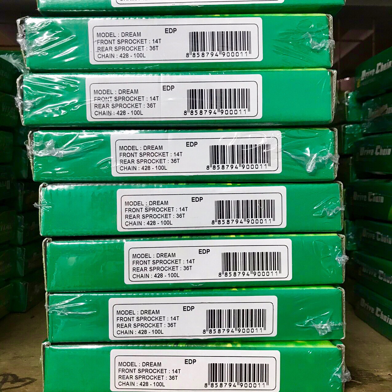 Nhông Sên Dĩa  Dream / Wave củ ( 428-100L, 14T - 36T ) Vital