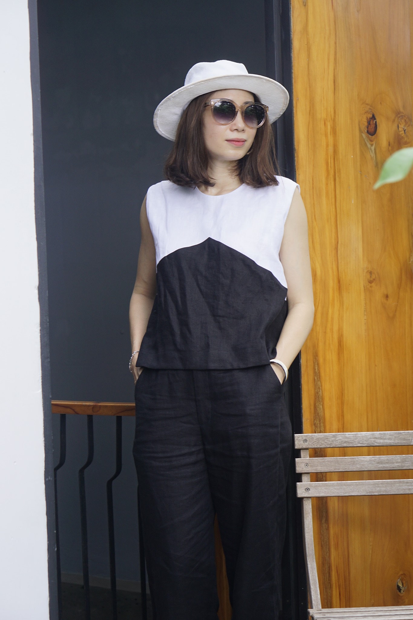 Quần linen phối set DIANA- MaxMessi